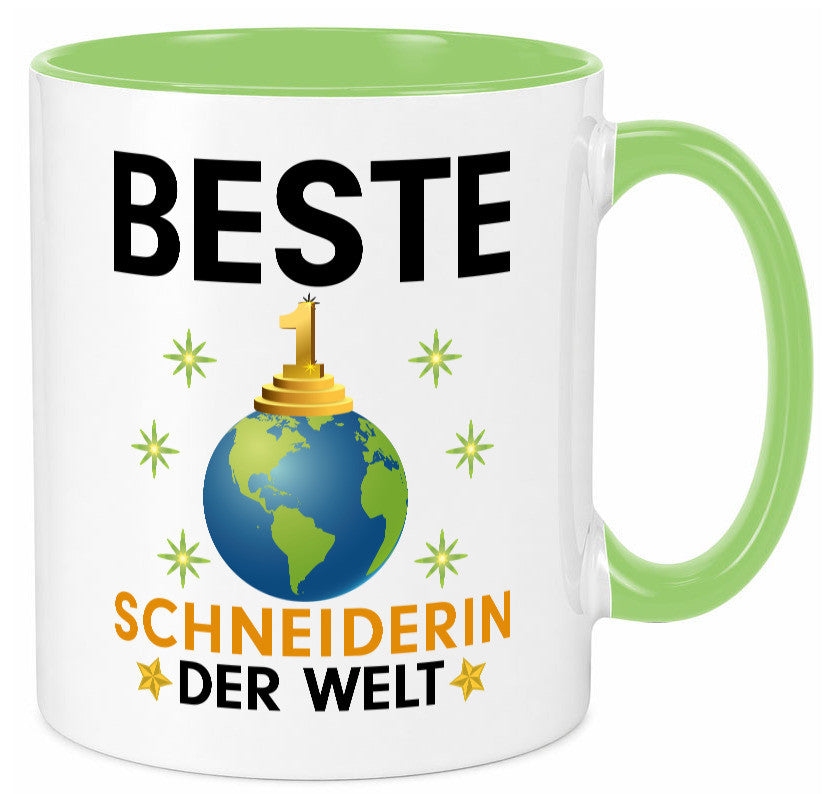 Welt Beste Schneiderin | Beruf Schneiderei lustiger Spruch Geschenk Arbeit Tasse