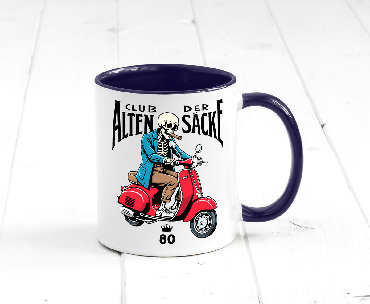 80. Geburtstag | 80 Jahre Club der alten Säcke v2 Humor Geschenkidee Tasse