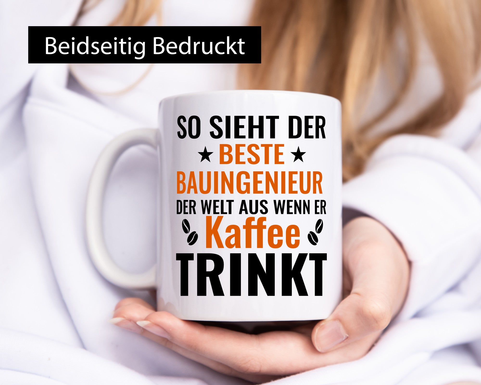 Kaffee trinkt: Bauingenieur | Ingenieur Geschenkidee Humor Tasse