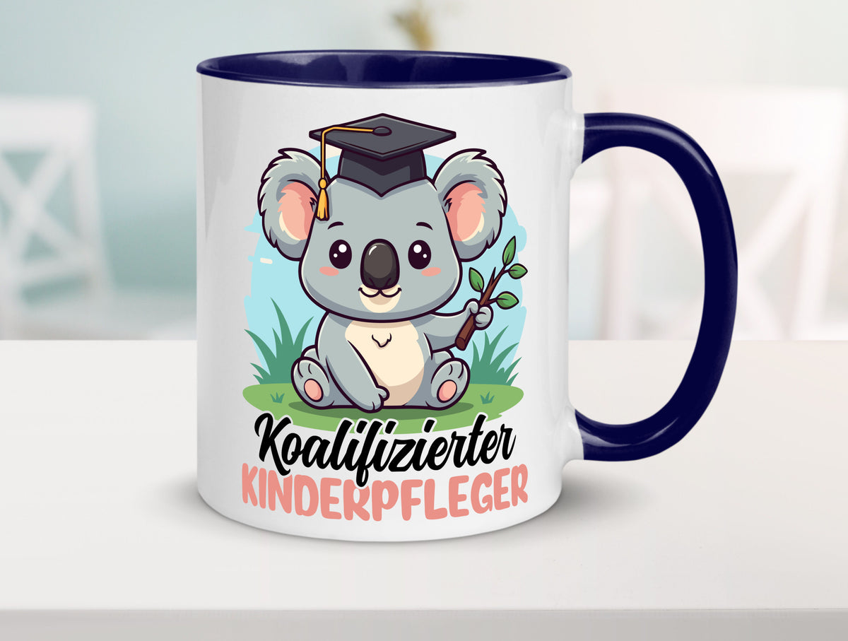Koalifizierter Kinderpfleger | Pfleger Kinder Geschenkidee Humor Tasse