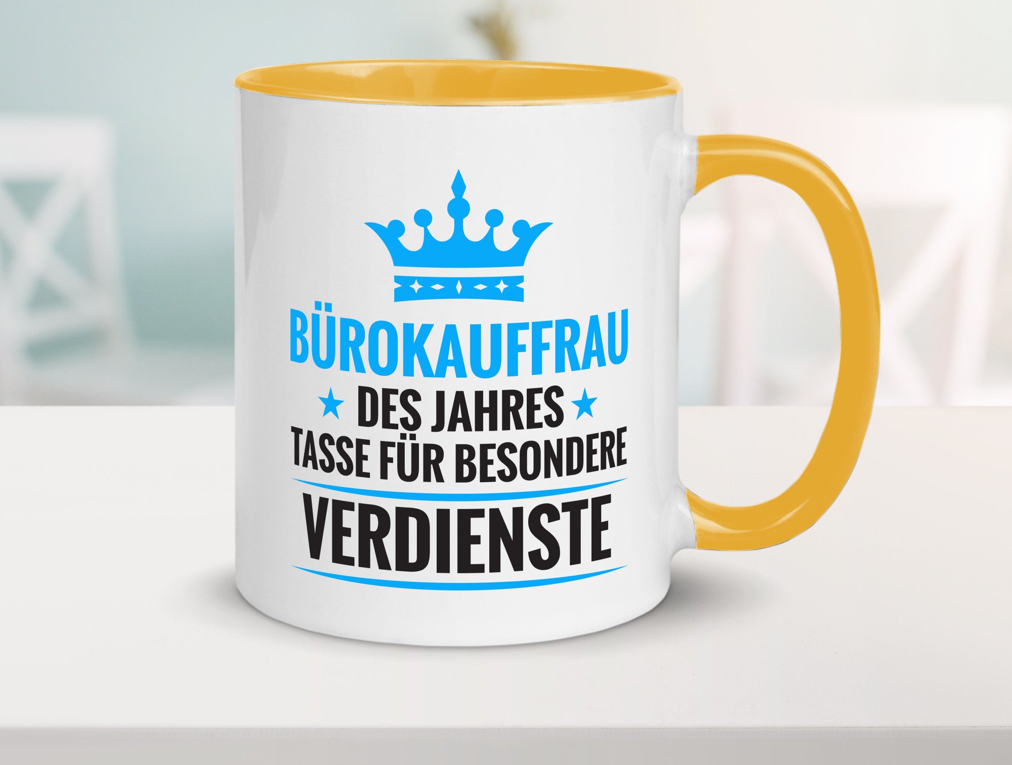 Besonderer Verdienst: Bürokauffrau | Kauffrau lustig Arbeit Kollegen Büro