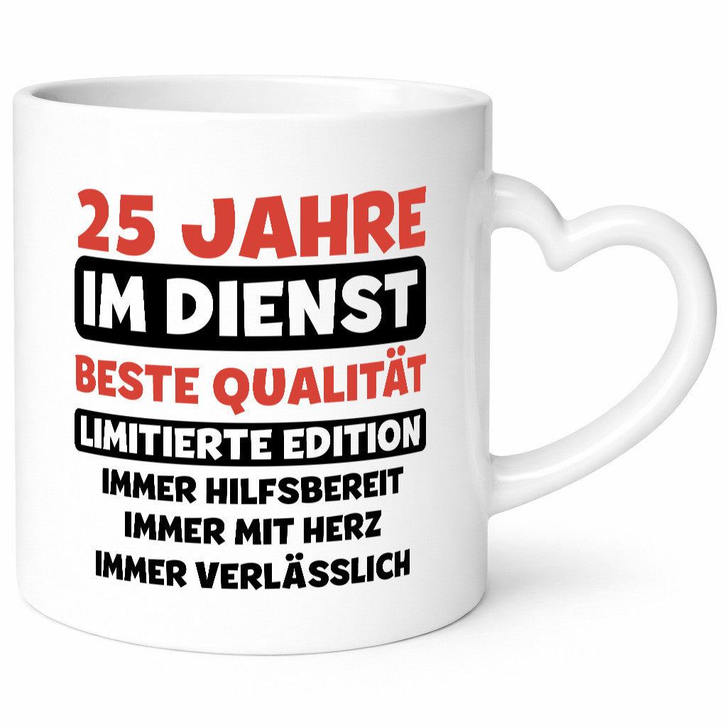 25 Jahre im Dienst | Jubiläum Arbeit v3 lustiger Spruch Geschenk Kollegen Büro