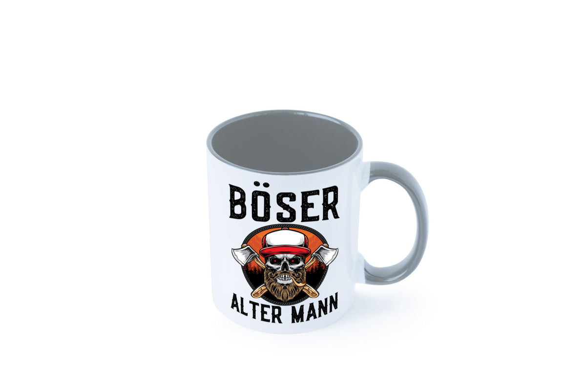 Böser alter Mann Humor Geschenkidee Tasse