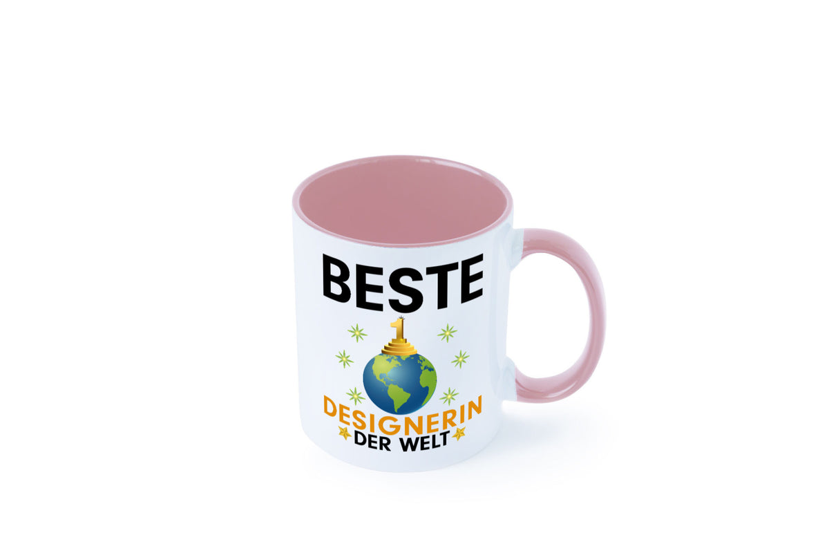 Welt Beste Designerin | Mode lustiger Spruch Geschenk Humor Geschenkidee Tasse