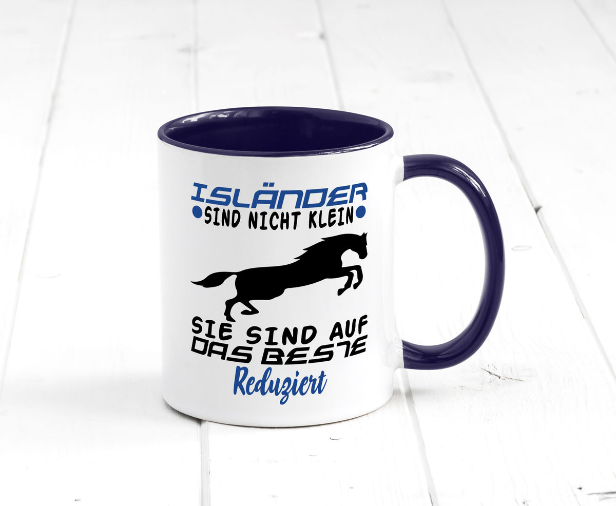Isländer sind nicht klein | Auf das beste reduziert Geschenk Humor Geschenkidee Tasse