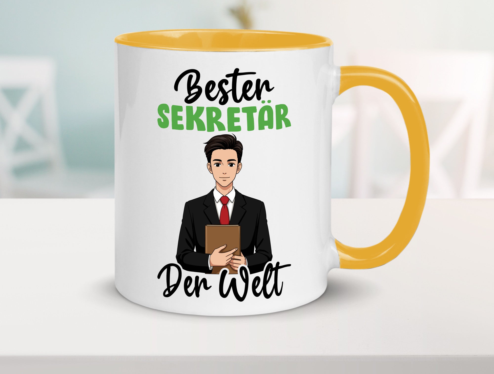 Bester Sekretär | Büro v2 lustiger Spruch Geschenk Arbeit Kollegen Tasse