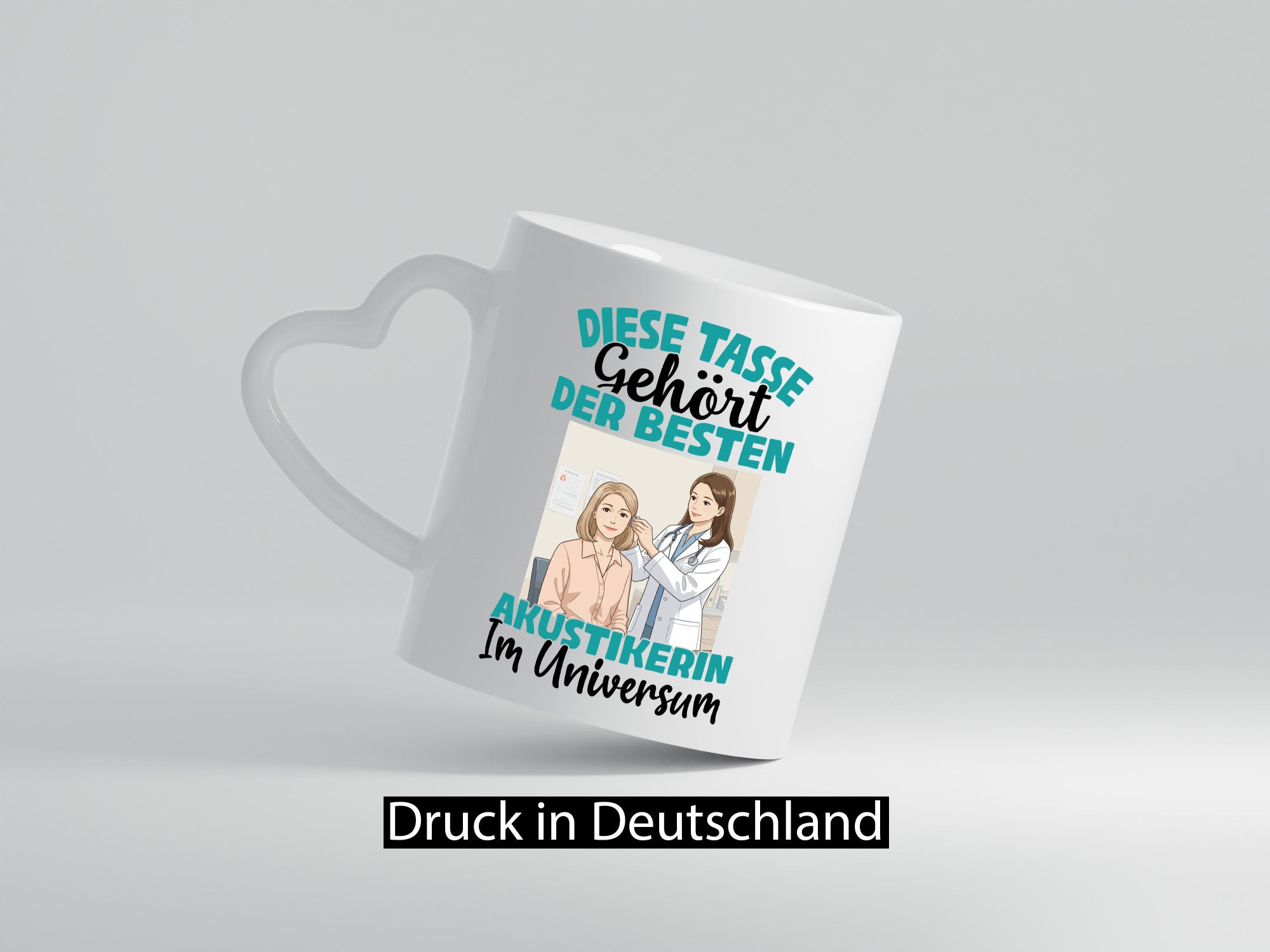 Im Universum: Akustikerin | Akustik Hörgeräteakustik Geschenk Humor