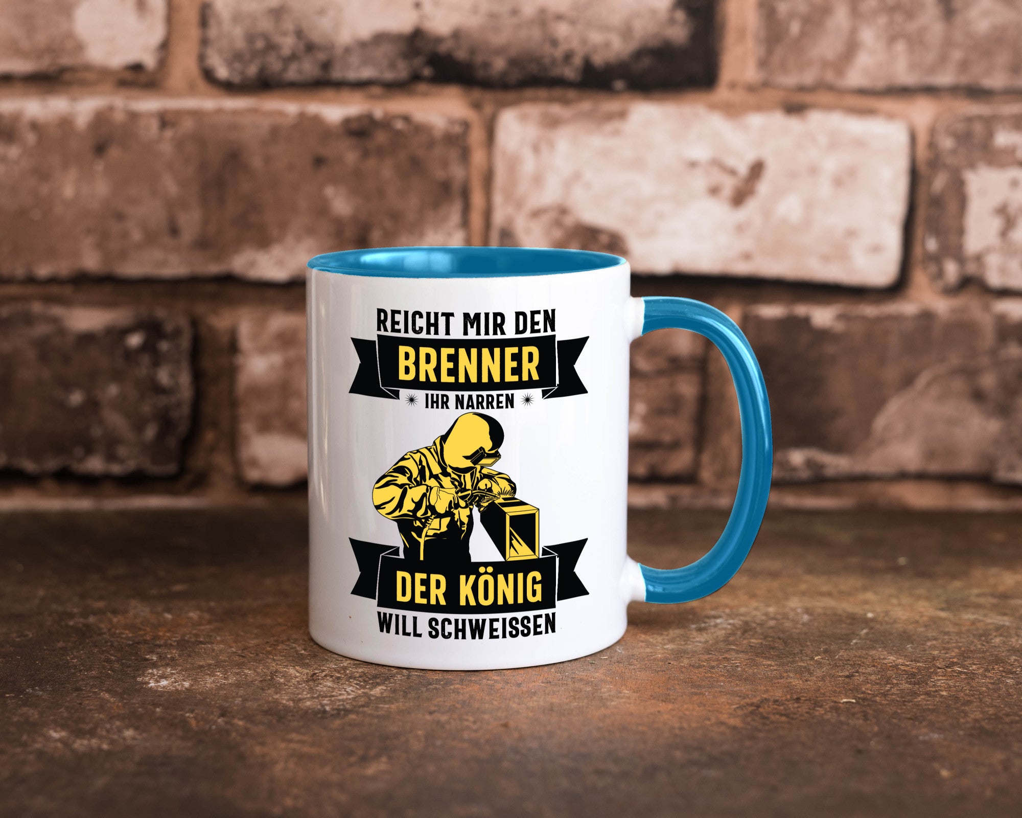 König will schweissen | Schweisser Sterne lustiger Spruch Geschenk Humor