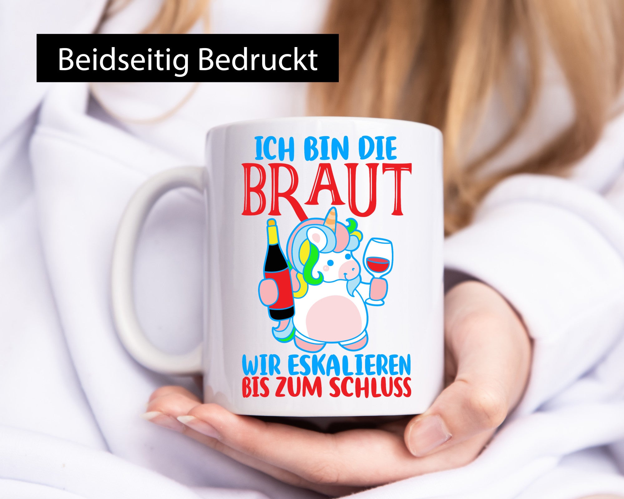 Junggesellinnenabschied | JGA Braut Einhorn Eskalation v2 lustig Humor