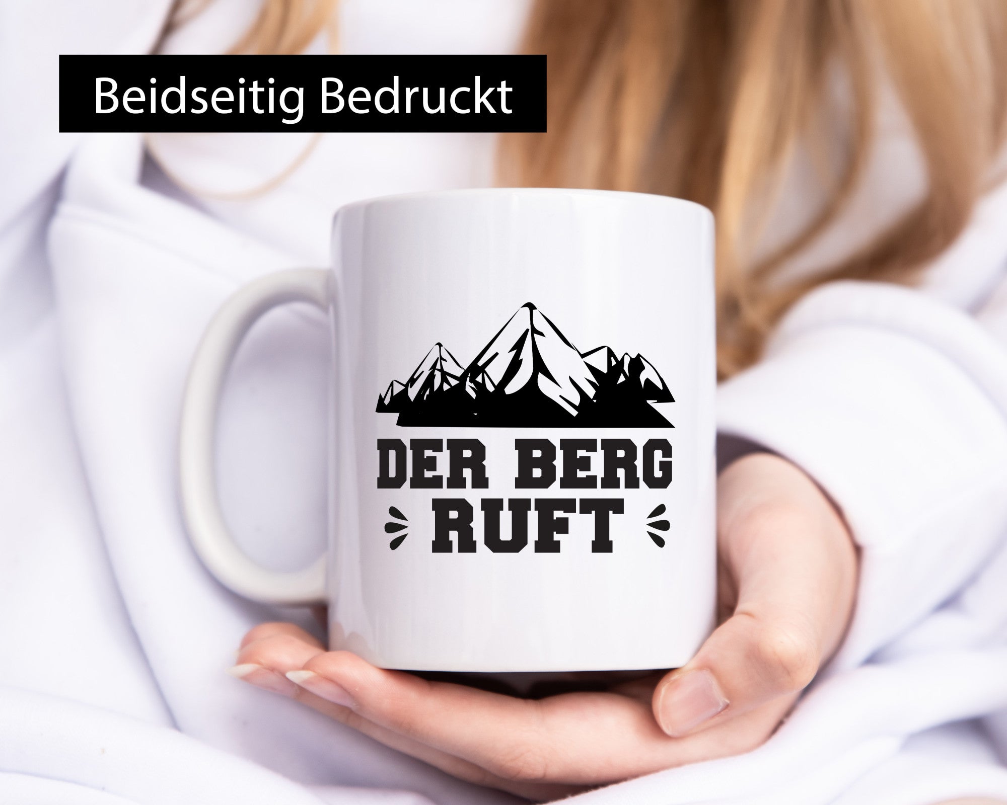 Der Berg ruft | Alpen Tasse Wanderer Bergsteiger Humor Geschenkidee