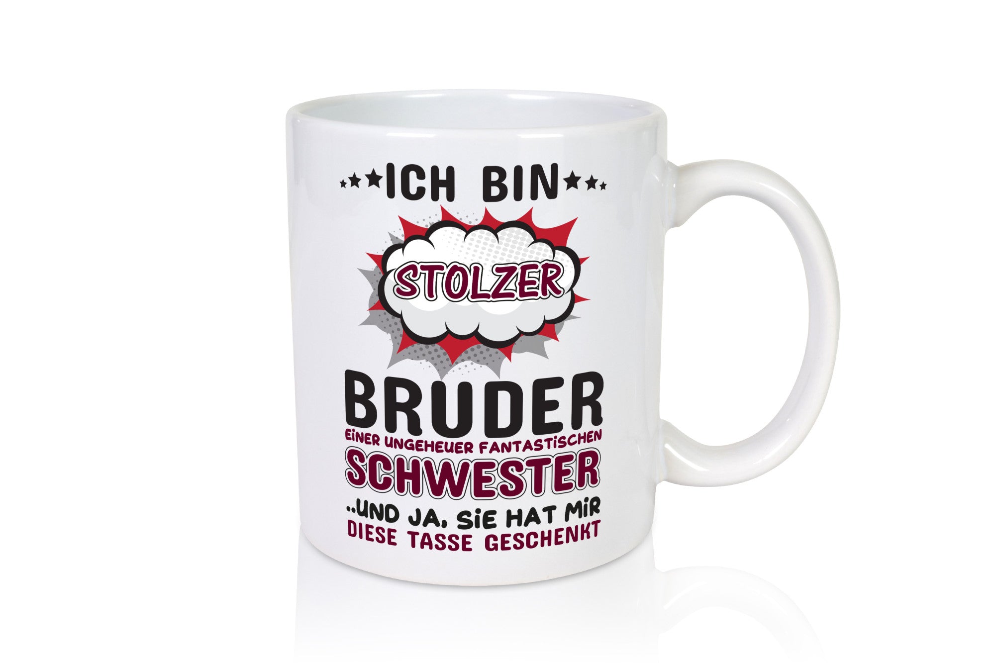 Stolzer Bruder | Tolle Schwester Geschwisterliebe Humor Geschenkidee Tasse