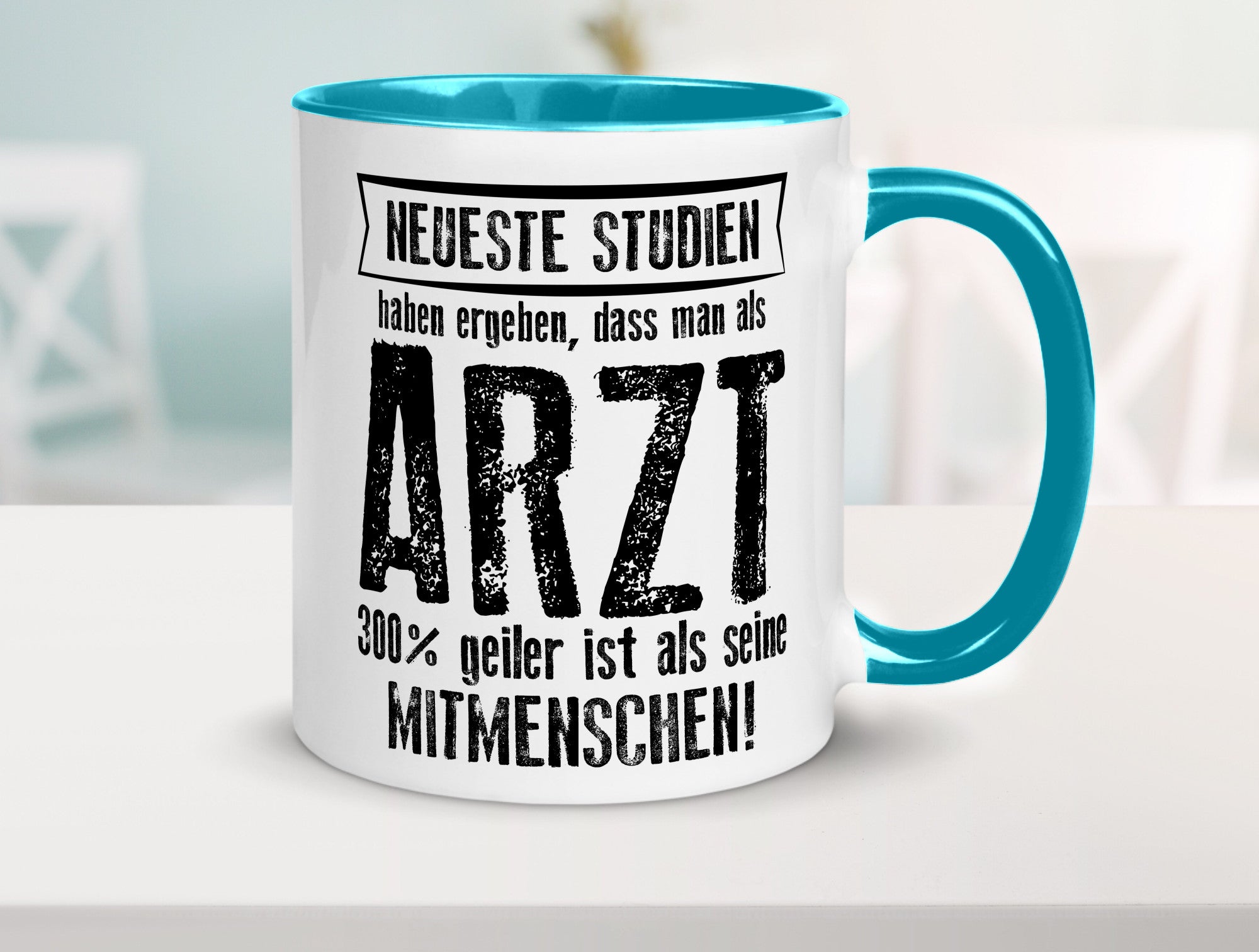 Neuste Studien: Arzt | Medizin Doktor Facharzt Geschenkidee Humor Tasse