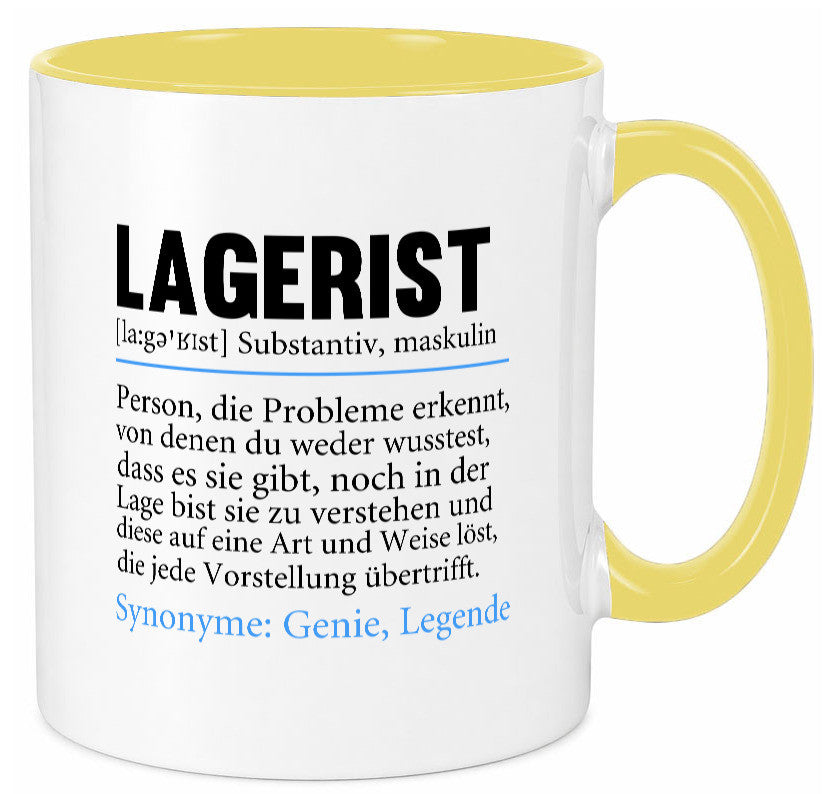 Lagerist | Spruch Beruf Lageristen Lager Arbeiter lustiger Geschenk Arbeit Tasse