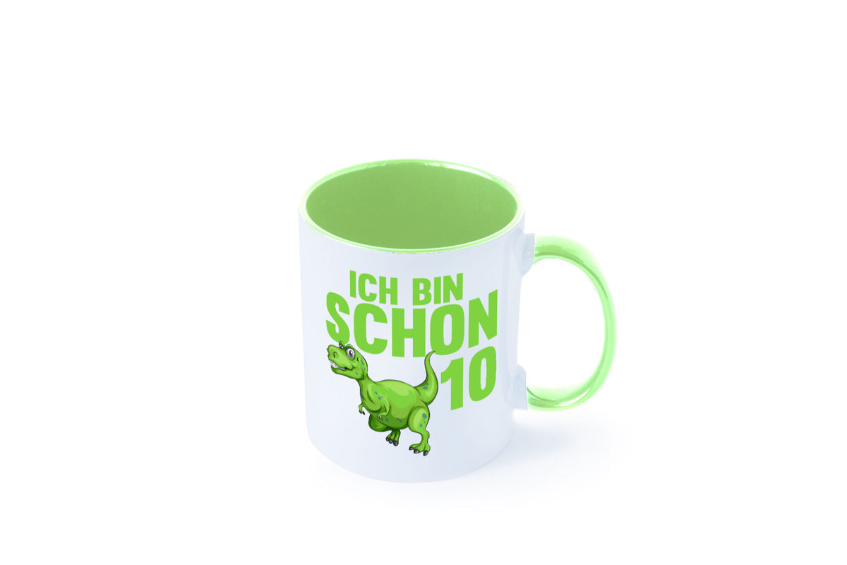 10. Geburtstag | 10 Jahre Dino Dinosaurier Geschenk Geschenkidee lustiger Tasse