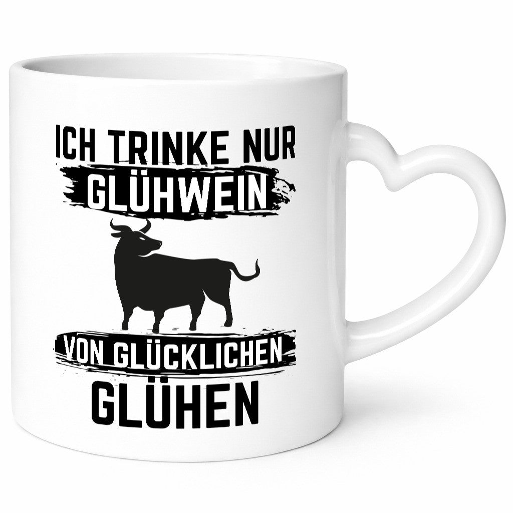 Ich drinke nur Glühwein | Wein von Glühen lustiger Spruch Geschenk Humor