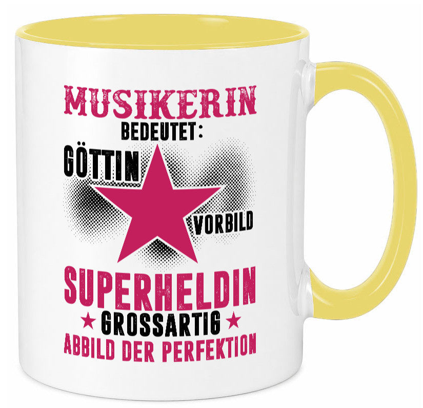 Bedeutung von Musikerin | Musik Musikantin Geschenk Humor Geschenkidee lustiger Tasse
