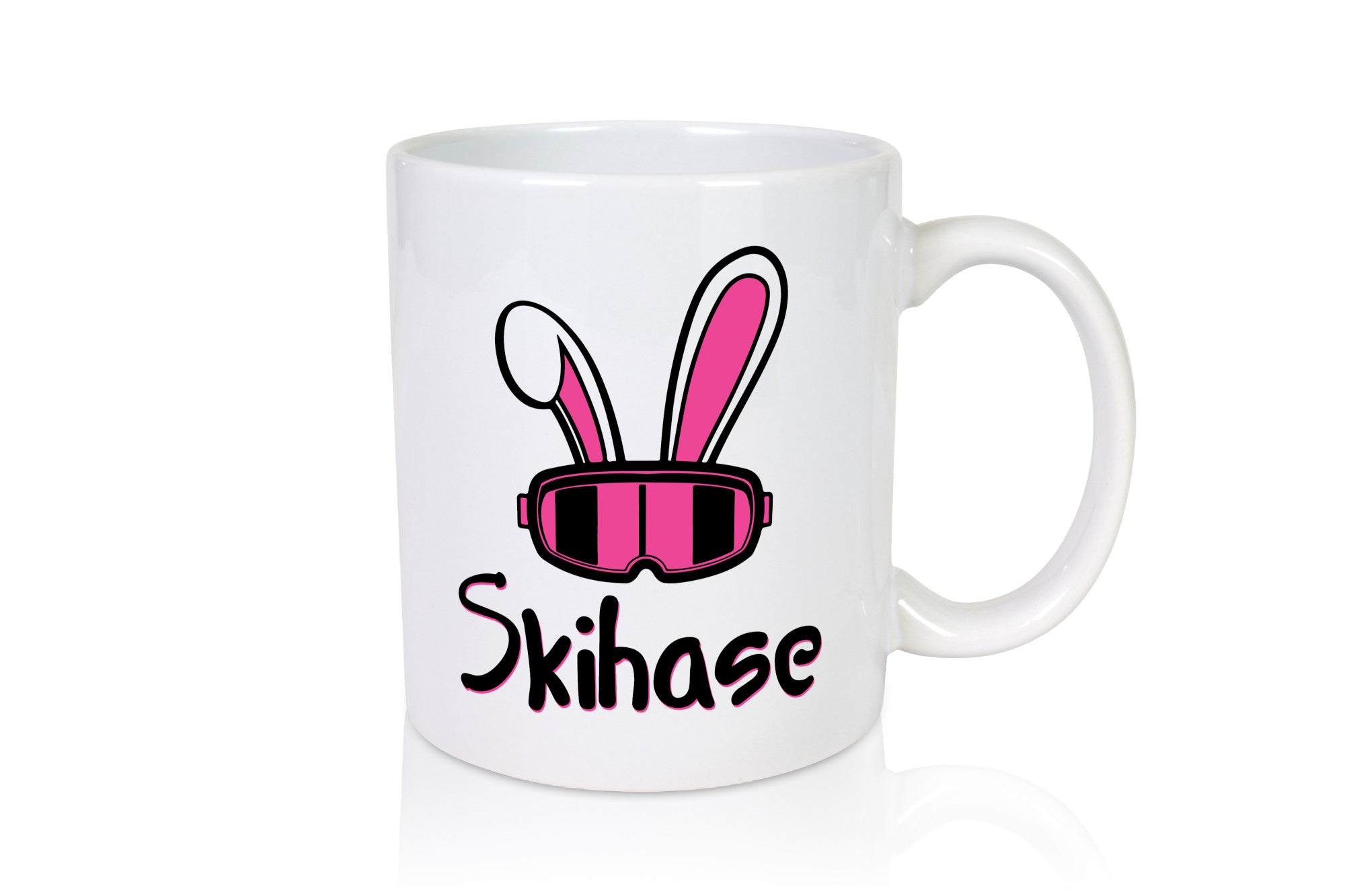 Skihase | Hasenohren Ski-Brille Geschenkidee Humor Tasse