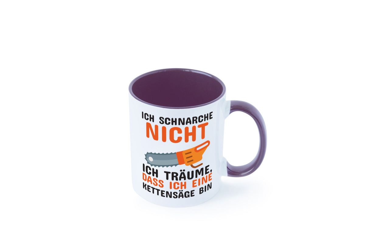 Ich schnarche nicht lustiger Spruch Geschenk Humor Geschenkidee Tasse