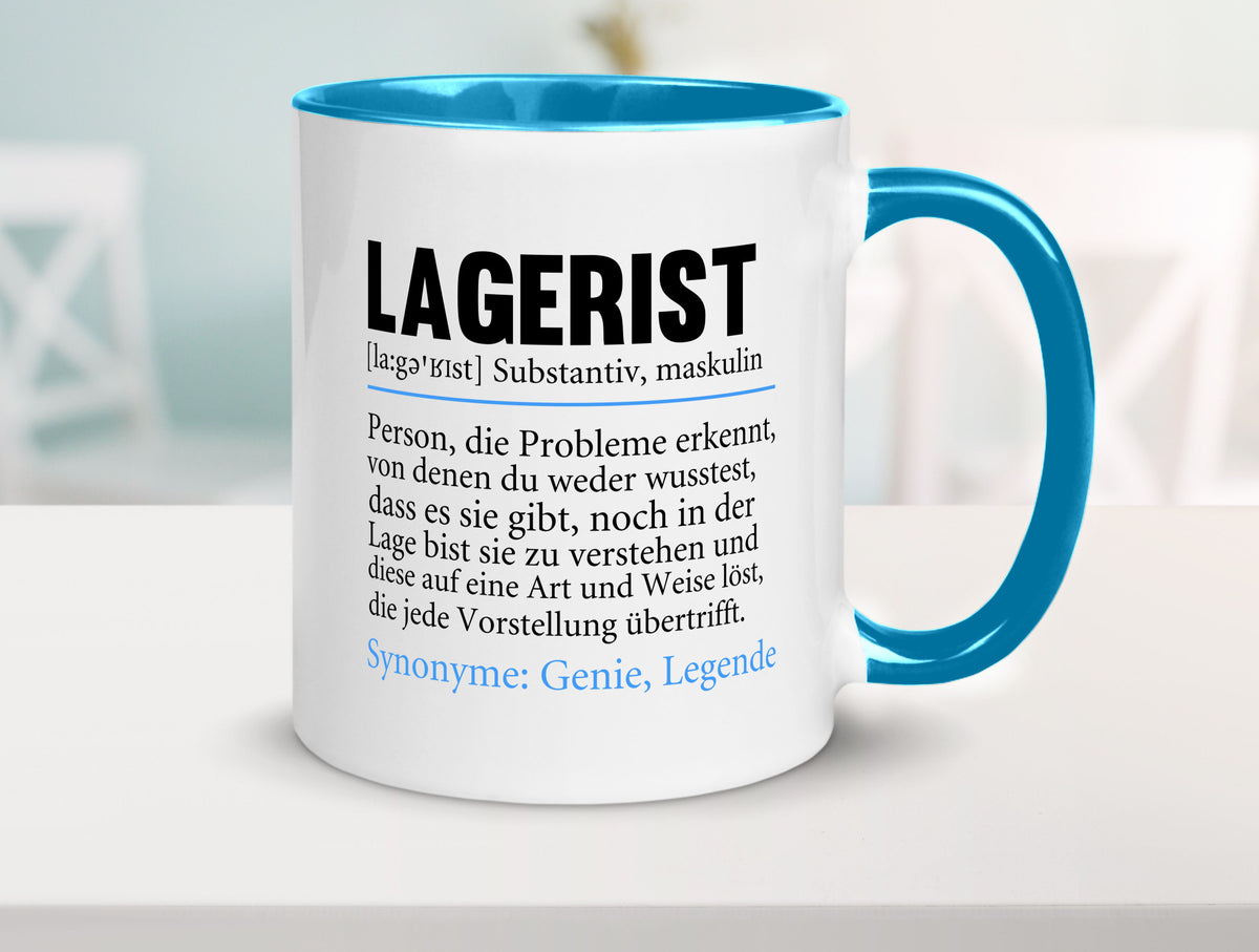 Lagerist | Spruch Beruf Lageristen Lager Arbeiter lustiger Geschenk Arbeit Tasse