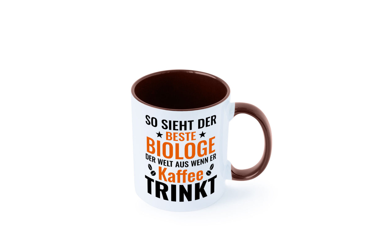 Kaffee trinkt: Biologe | Biologie Naturforscher Geschenk Humor Geschenkidee Tasse
