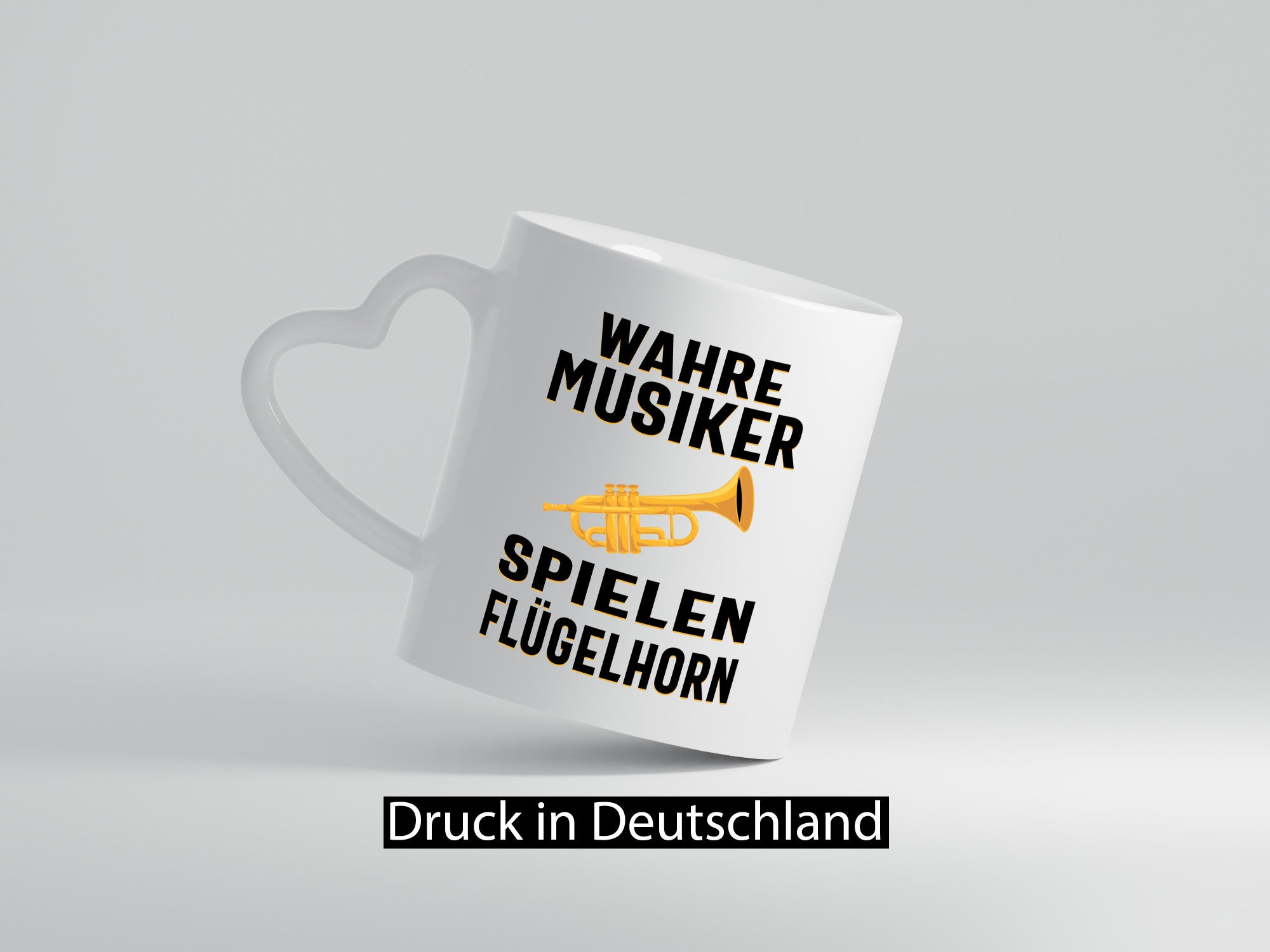 Wahre Musiker spielen Flügelhorn | Trompete Geschenk Humor Geschenkidee