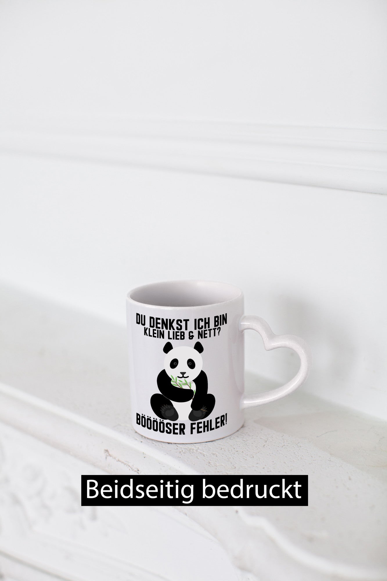 Small, Cute and Nice | Sweet Panda Bear Funny Saying Gift Humor