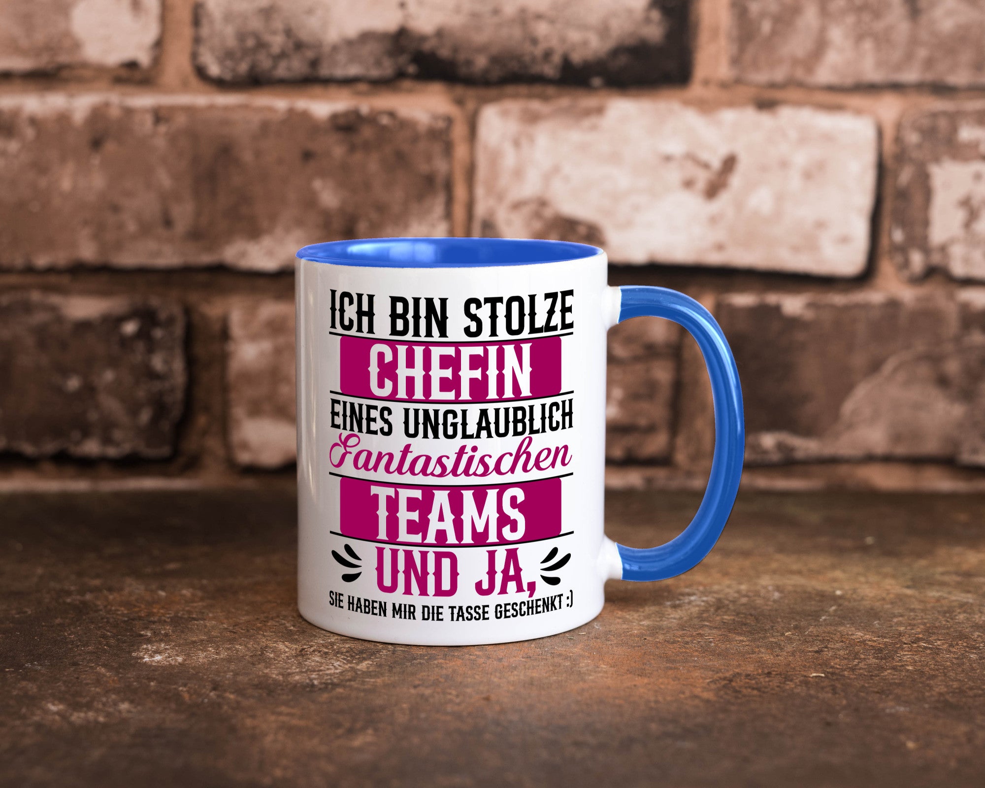 Stolze Chefin | Tolles Team Mitarbeiter lustig Arbeit Kollegen Büro Geschenk