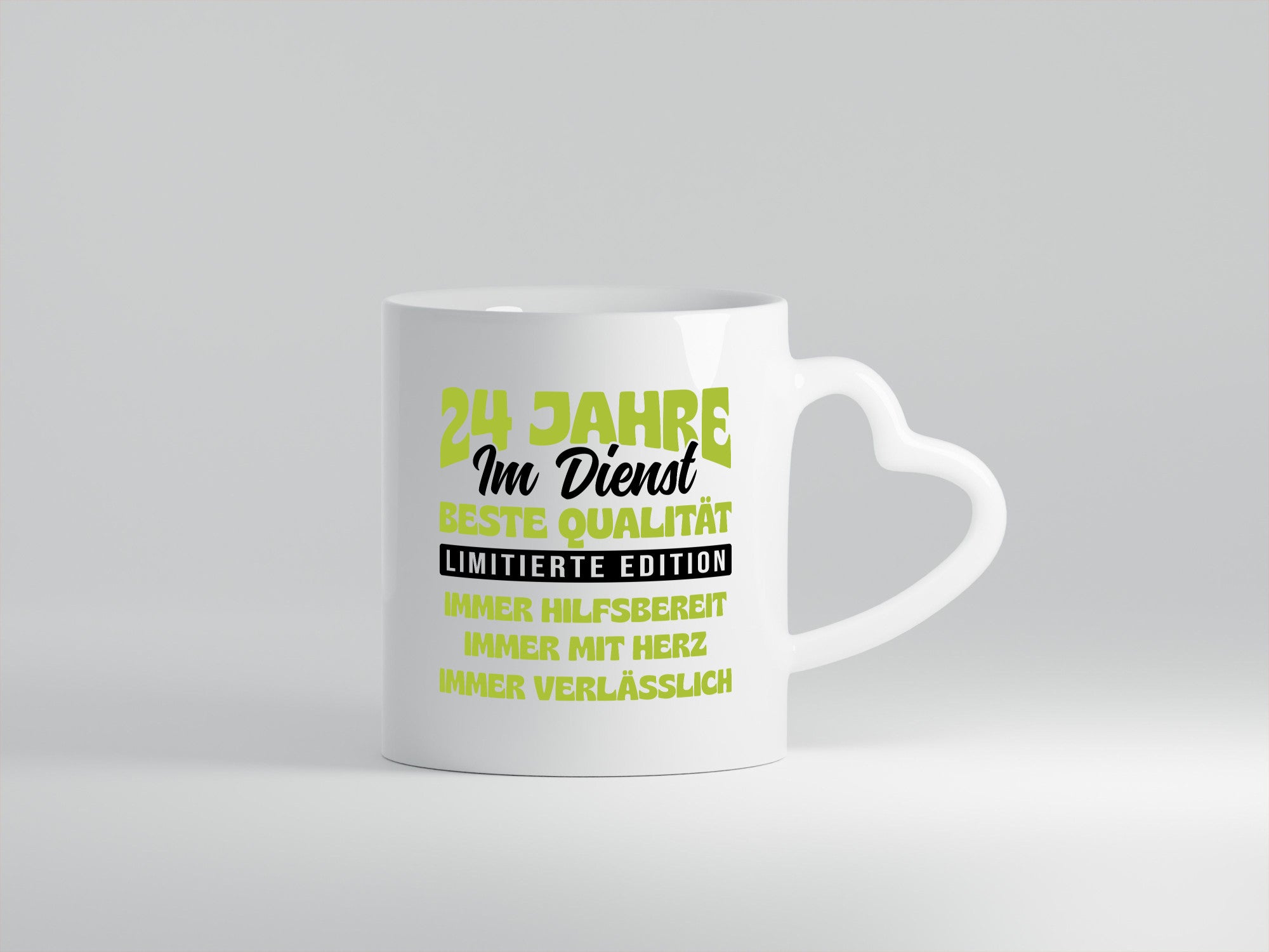 24 Jahre im Dienst | Jubiläum Arbeit v4 lustig Kollegen Büro Geschenk Tasse
