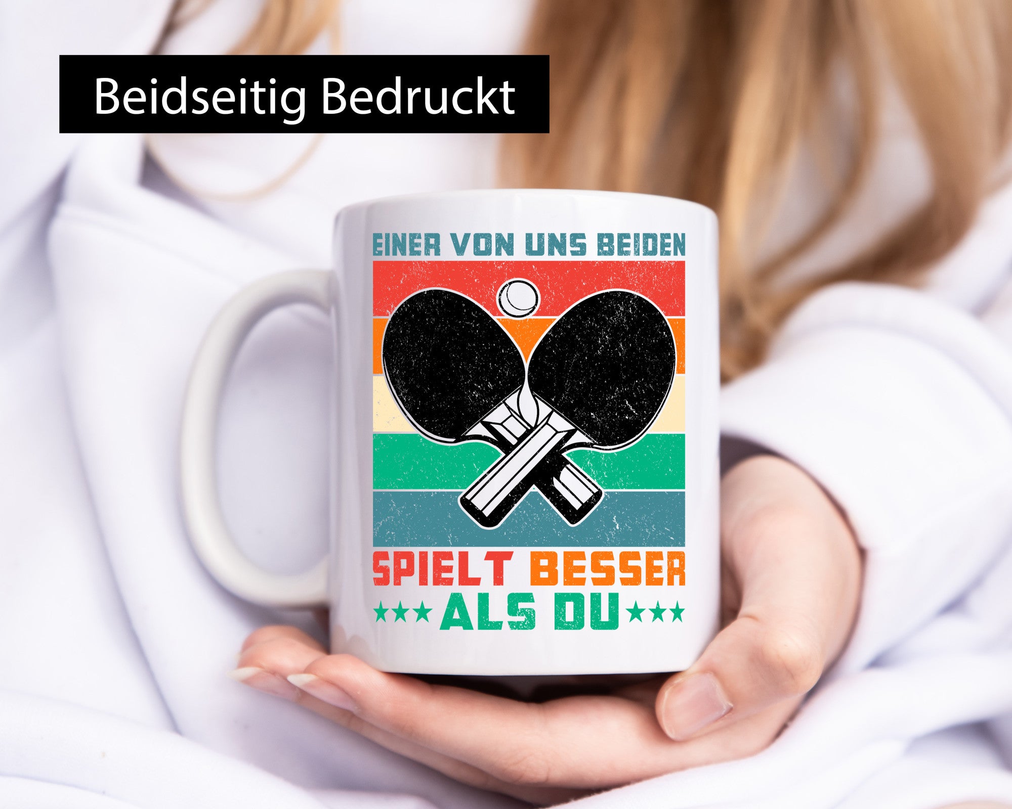 Einer von uns beiden spielt besser | Tennis Tischtennis lustig Humor