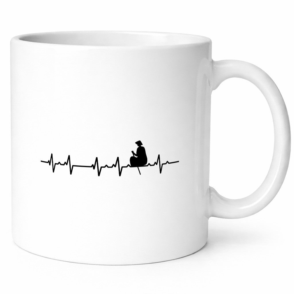 Rudern Herzschlag | Motiv Ruderer Boot Kanu Geschenk Humor Geschenkidee