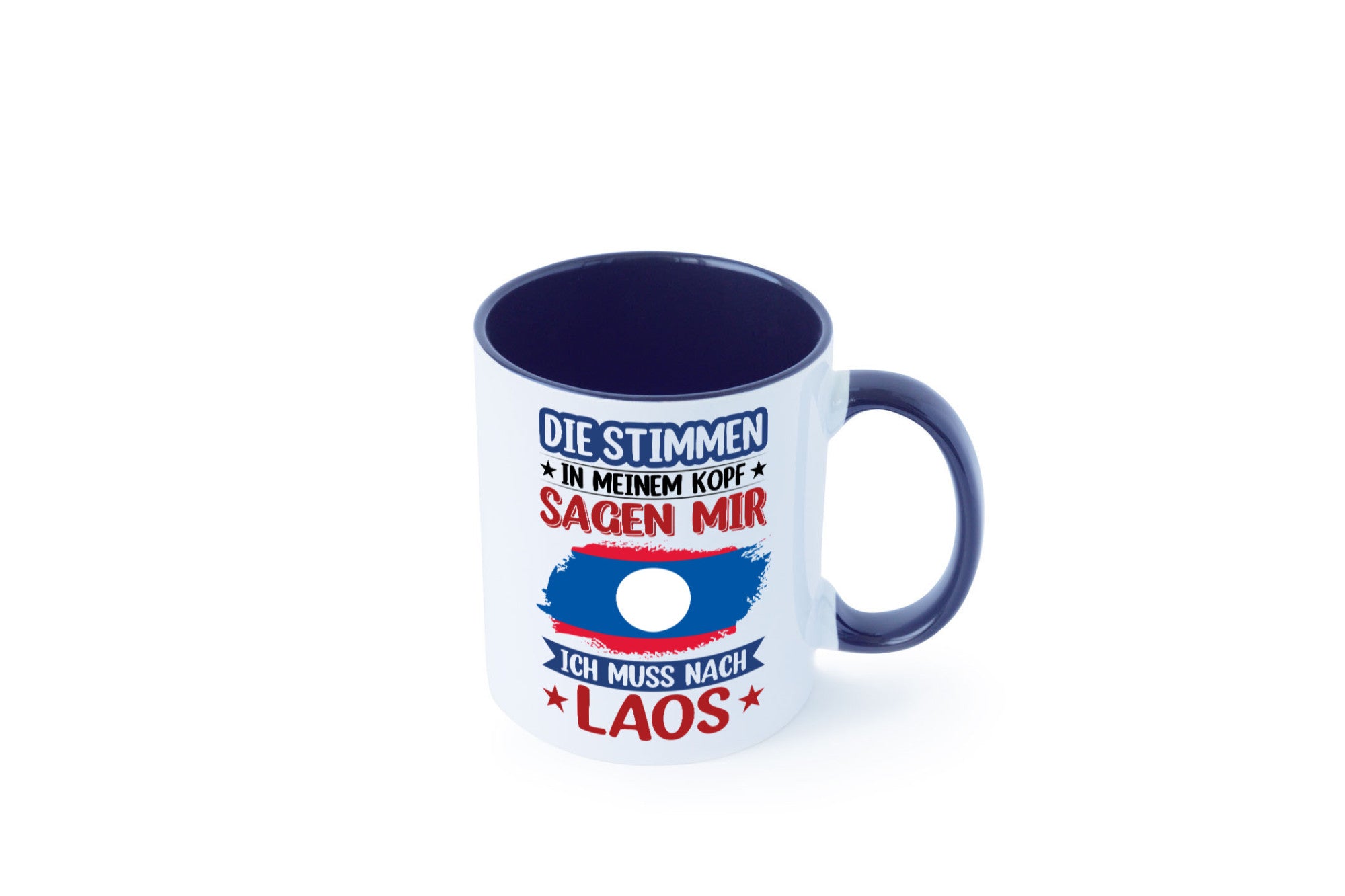 Laos | Urlaub Stimmen in meinem Kopf Traumland lustig Humor Geschenkidee
