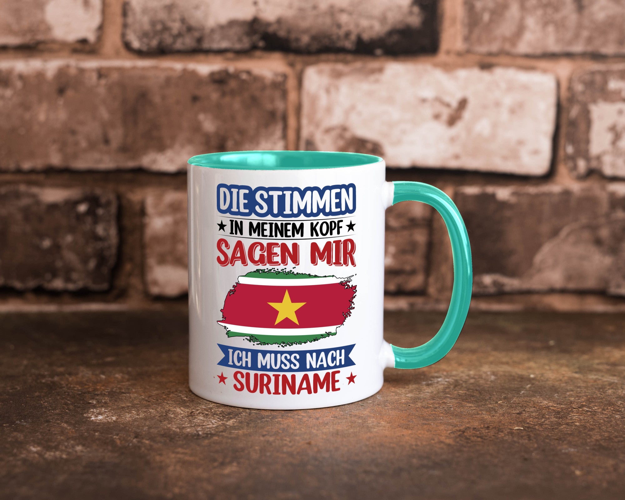 Suriname | Urlaub Stimmen in meinem Kopf Traumland v2 Geschenk Humor