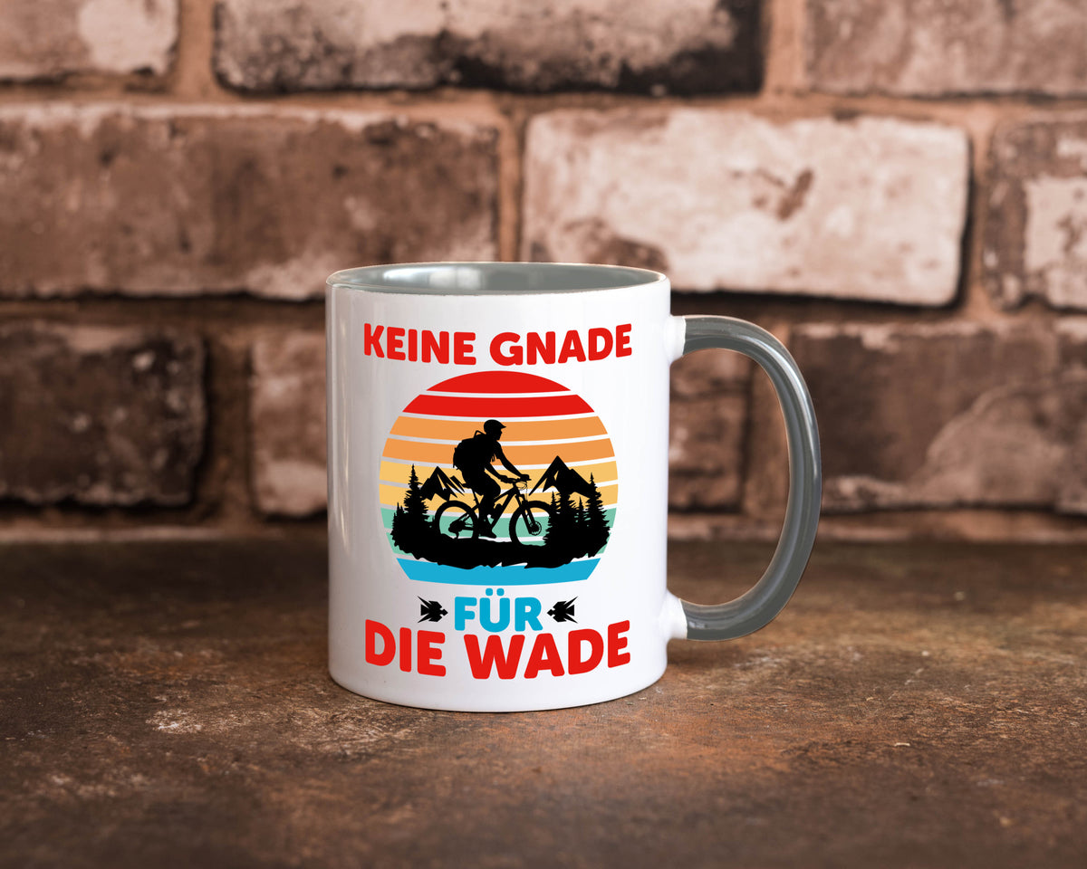 Keine Knade für die Wade | BMX Renrad Biker v2 lustig Humor Geschenkidee Tasse