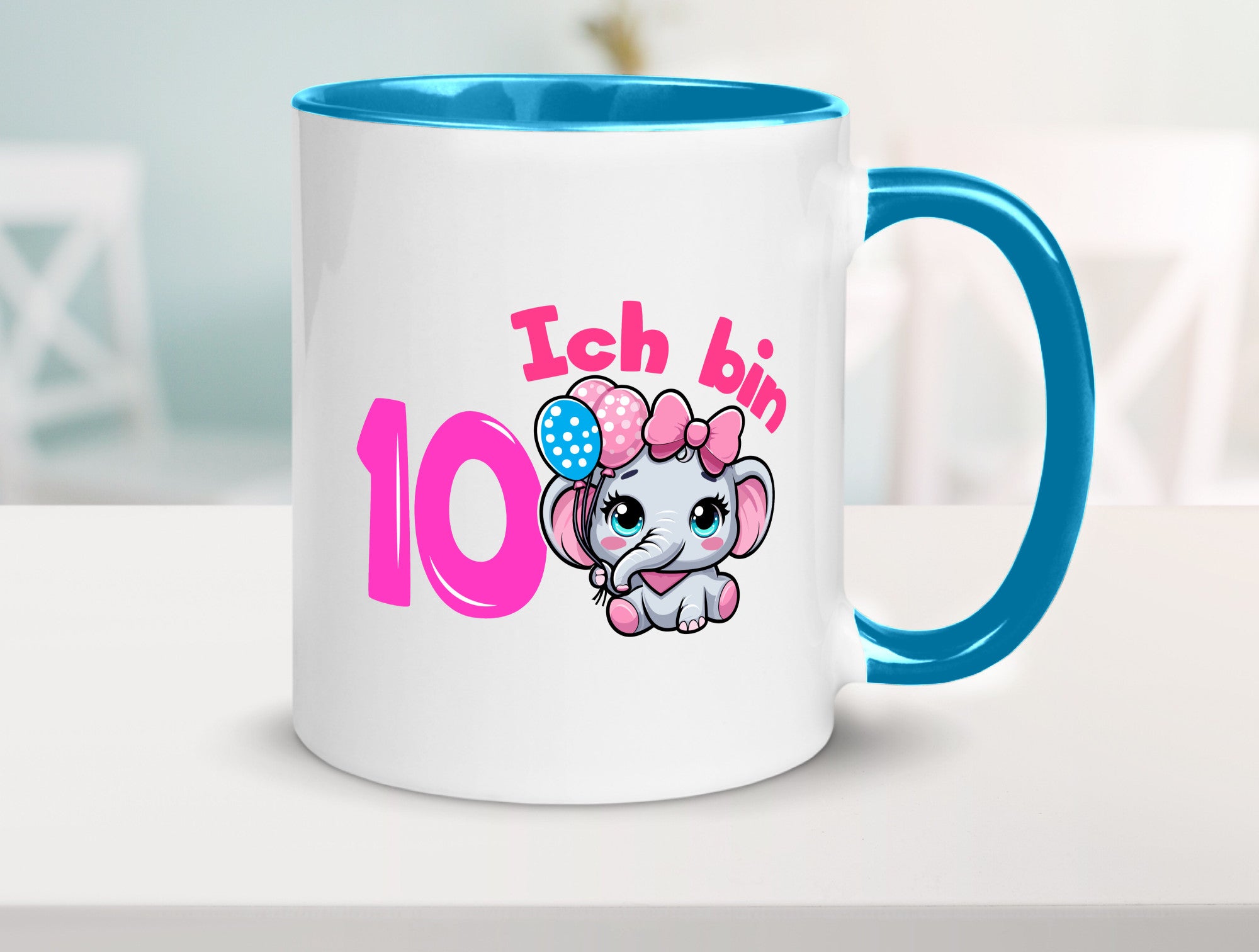 10. Geburtstag | 10 Jahre Elefant Mädchen Geschenk Geschenkidee lustiger Spruch