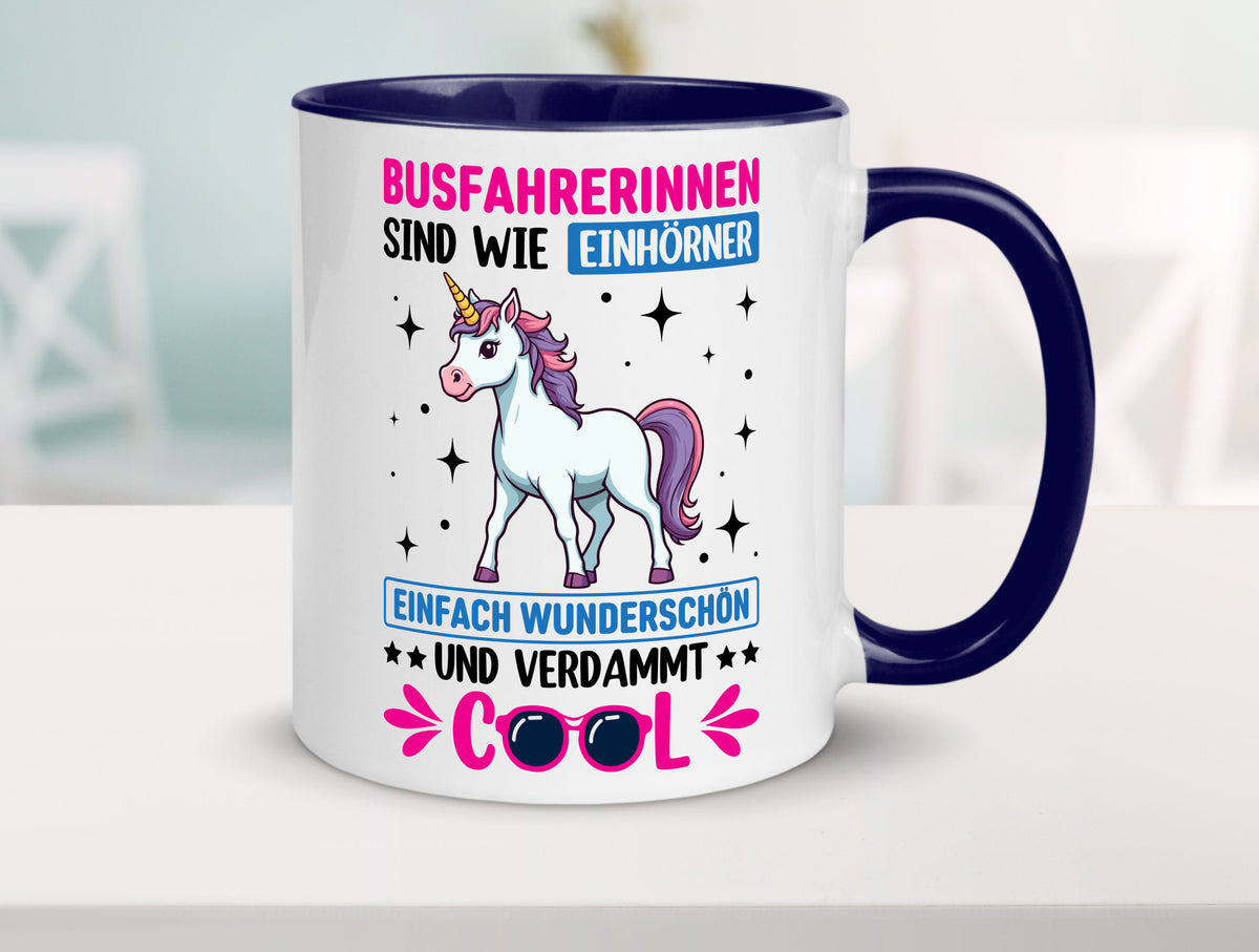 Bussfahrerinen sind wie einhorner | Einhorn Bussfahrerin Geschenkidee Humor Tasse