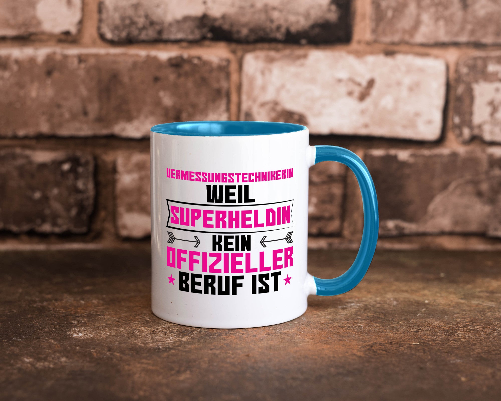 Superheldin Vermessungstechnikerin | Techniker Humor Geschenkidee Tasse