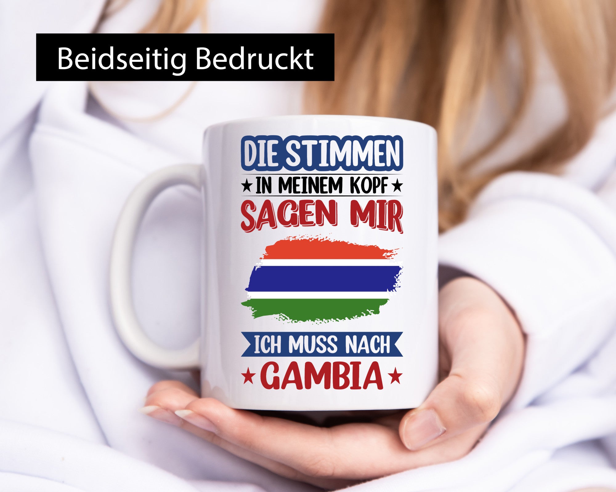 Gambia | Urlaub Stimmen in meinem Kopf Traumland lustig Humor Geschenkidee