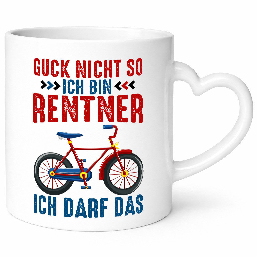 Guck nicht so ich bin Rentner | Ruhestand E-Bike v2 Geschenkidee Jubiläum Humor