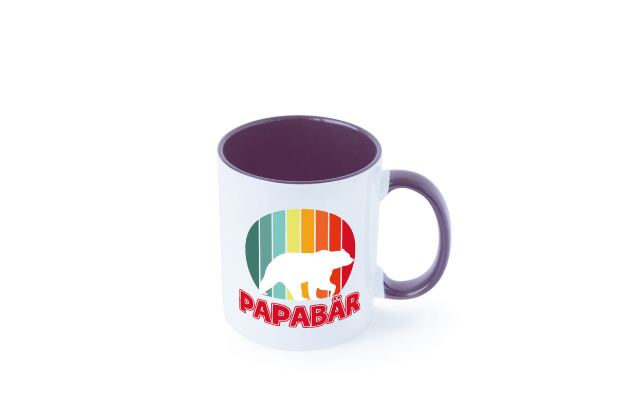 Papabär | Papa Tasse Vater Vatertag Bär lustiger Spruch Geschenk Familie