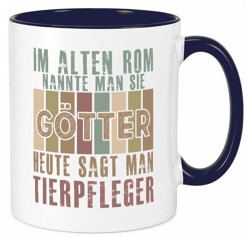 Heute sagt man: Tierpfleger | Pflegeberuf Tierheim lustiger Spruch Geschenk Tasse