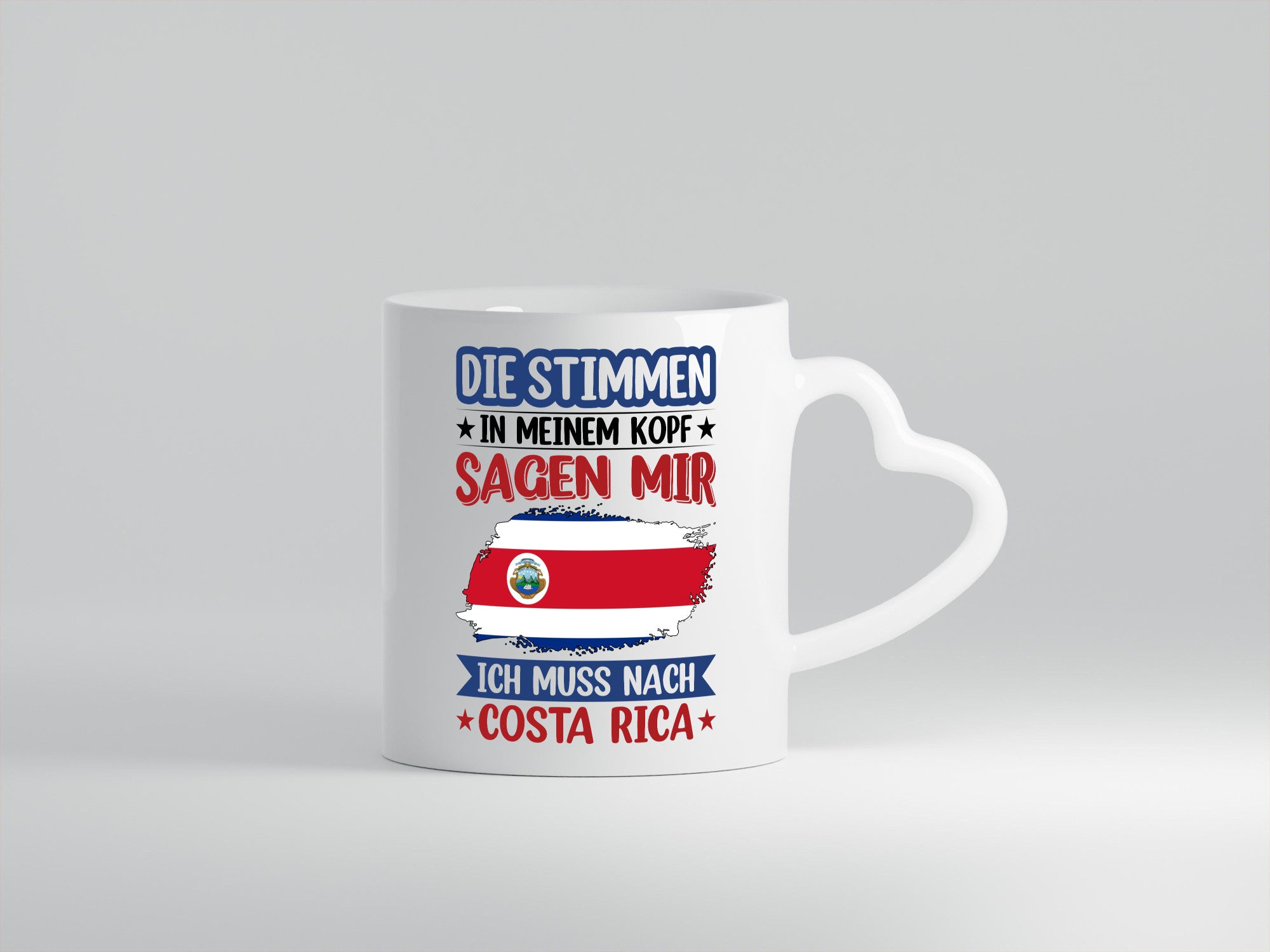 Costa Rica | Urlaub Stimmen in meinem Kopf Traumland Humor Geschenkidee Tasse