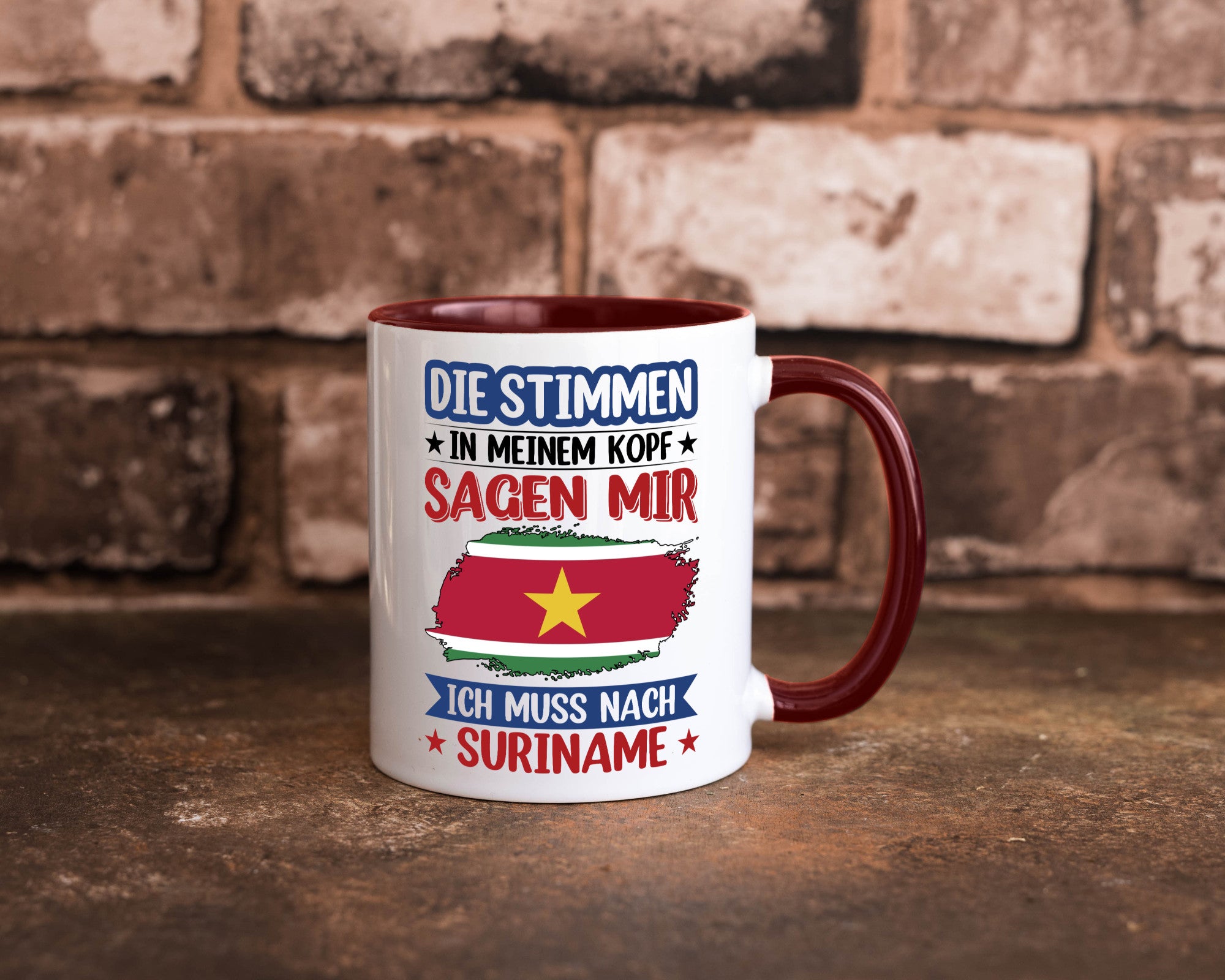 Suriname | Urlaub Stimmen in meinem Kopf Traumland v2 Geschenk Humor
