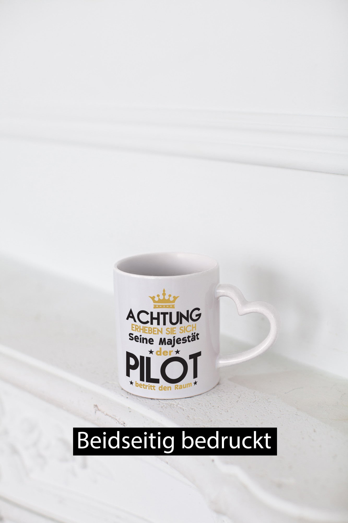 Seine Majestät Pilot | Flugzeug Piloten Geschenkidee Humor Tasse