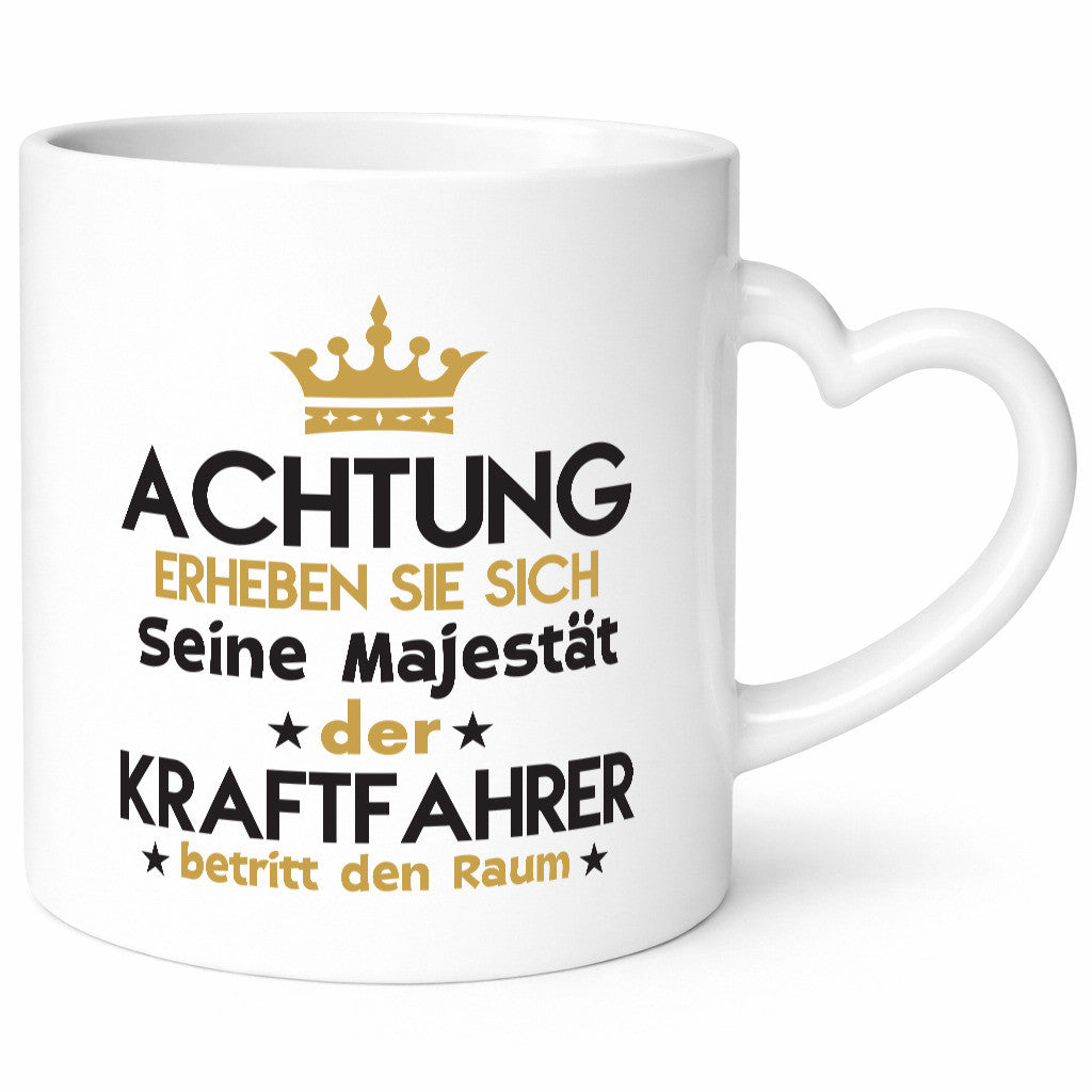 Seine Majestät Kraftfahrer | Lastwagen LKW Fahrer lustig Humor Geschenkidee