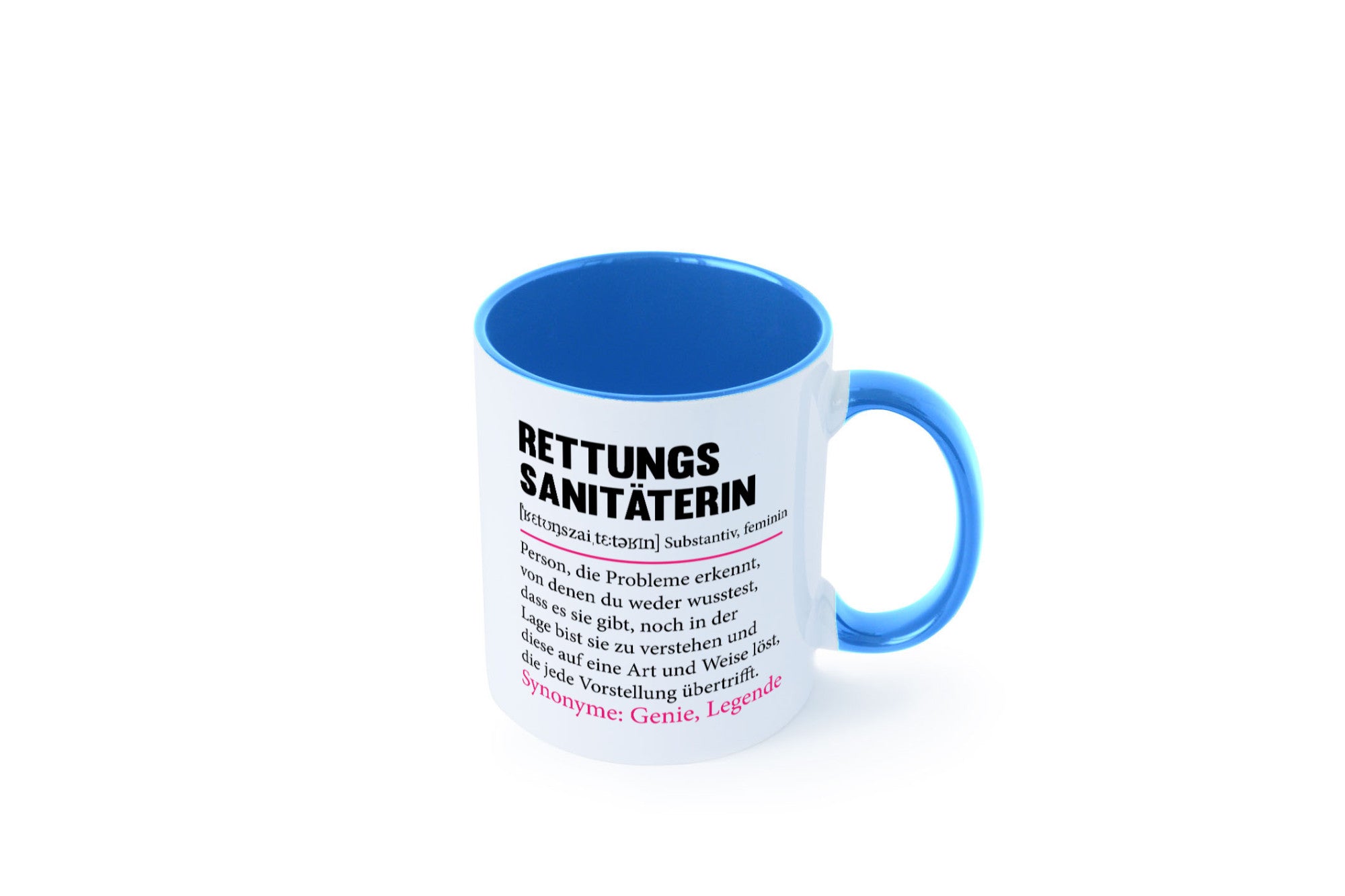 Rettungssanitäterin | Beruf Sanitäter Spruch v2 Humor Arbeit Kollegen Büro