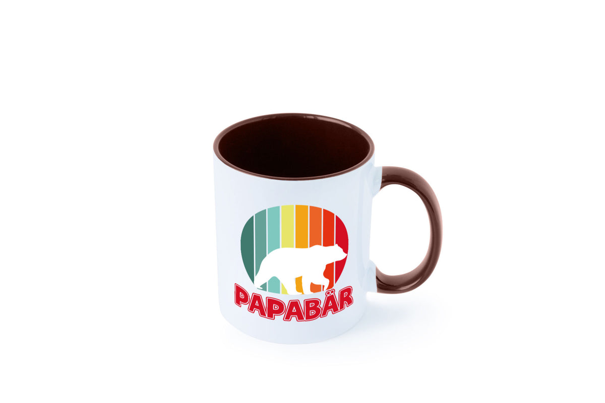 Papabär | Papa Tasse Vater Vatertag Bär lustiger Spruch Geschenk Familie