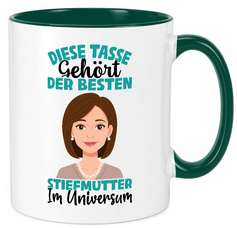 Im Universum: Stiefmutter | Stieftochter Beste Geschenk Familie Geschenkidee Tasse