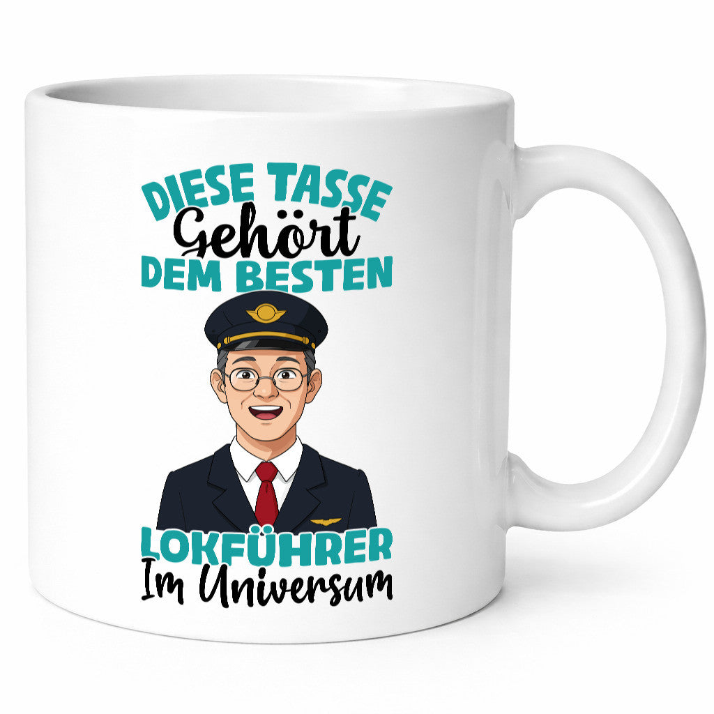 Im Universum: Lokführer | Zug Beruf Geschenk Arbeit Kollegen Büro lustiger