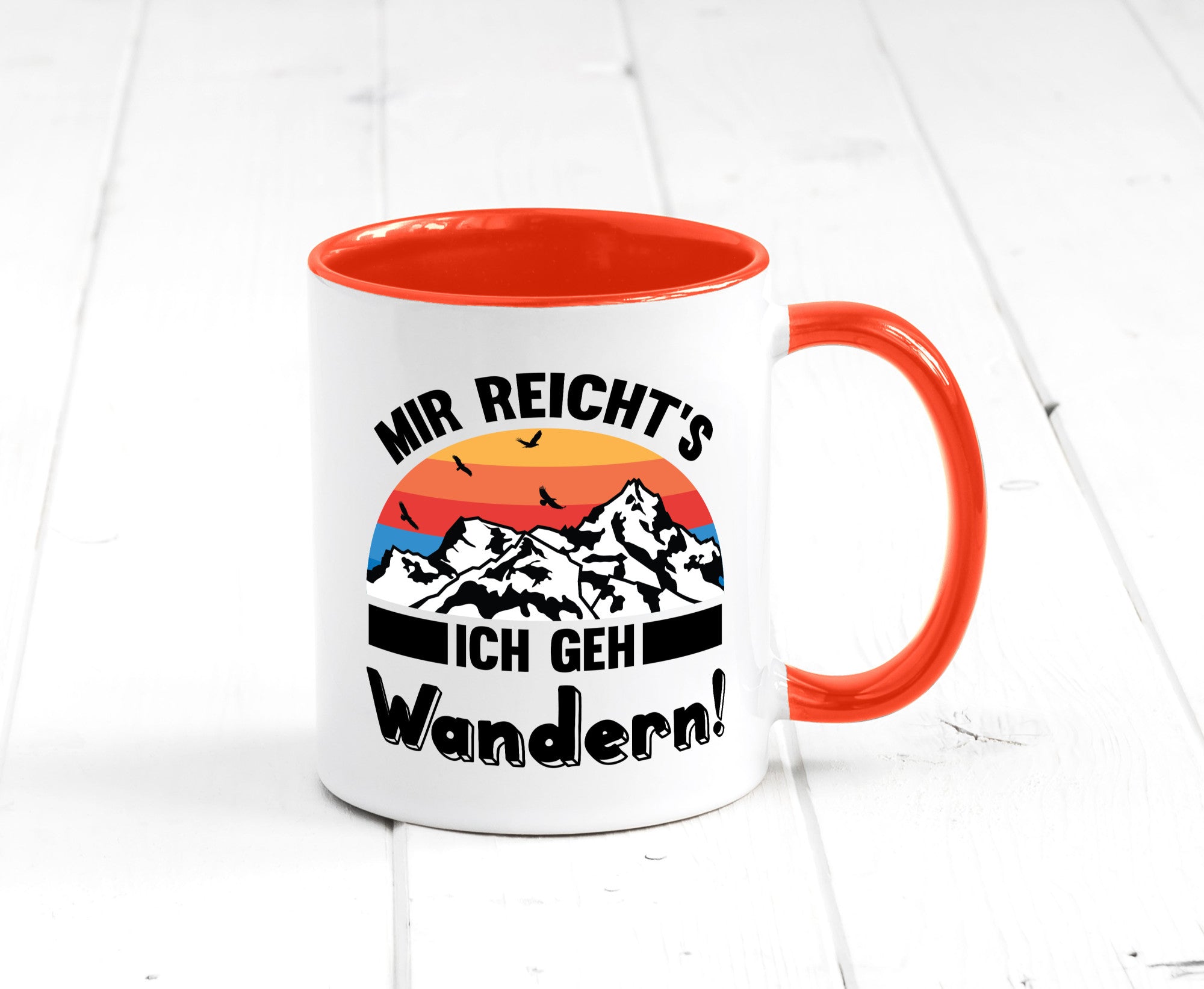 Mir reichts ich geh Wandern | Berge Laufen Natur Humor Geschenkidee Tasse