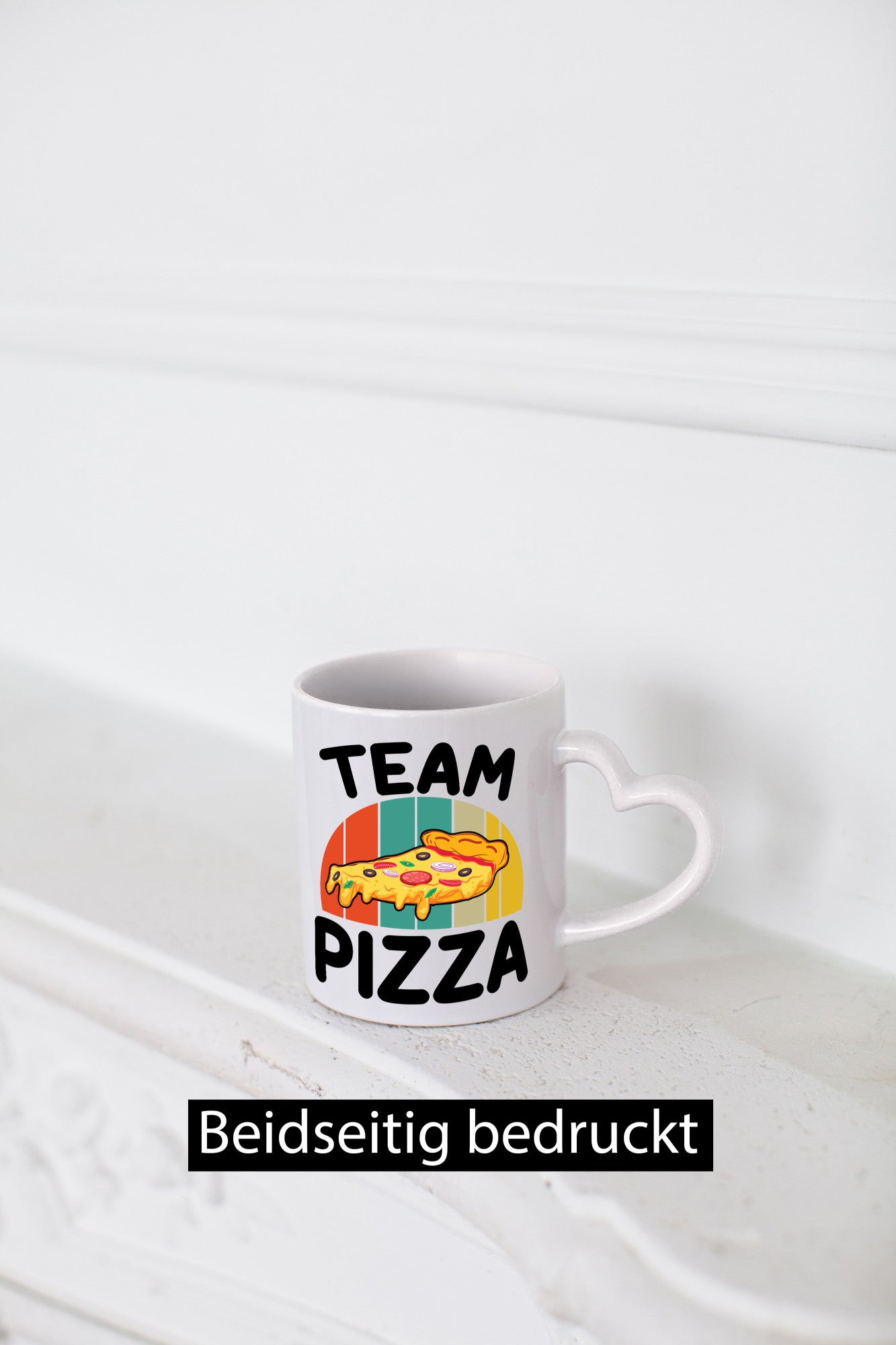 Team Pizza | Liebhaber lustiger Spruch Geschenk Humor Geschenkidee Tasse